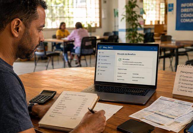 Fila do INSS em 2026: veja como acompanhar seu benefício e organizar as contas enquanto espera 