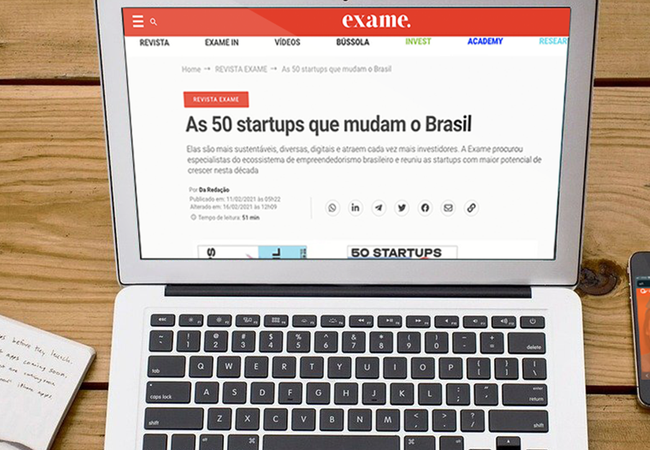 Exame exalta QueroQuitar entre as 50 startups que mudam o Brasil